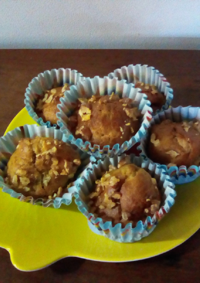 Una foto de Muffins de banana 🍌en airfryer 🔁