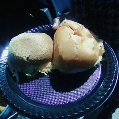 A picture of Ham and cheese lettuce sandwich.