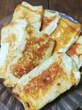 Roti bakar panggang teflon