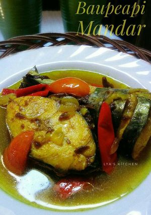 Foto resep Baupeapi Mandar (Ikan Masak Asam Kuah Kuning)