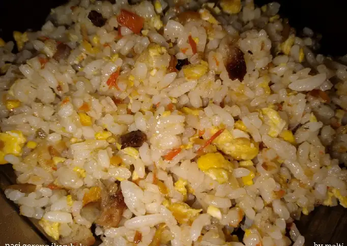 Nasi Goreng Ikan Asin Bakar (Bumbu Ulek)