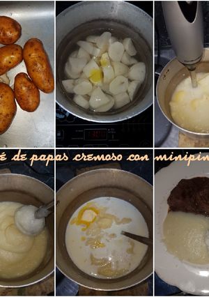 Una foto de Puré de papas cremoso