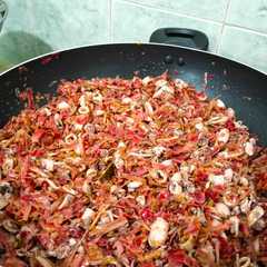 Sambel baby cumi asin kecombrang রেসিপির প্রধান ছবি