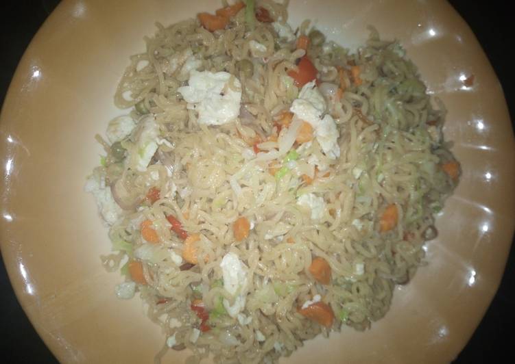 Steps to Make Tasty Fried indomie😋 Cooking Basics for Beginners