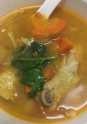 รูปของ ซุปไก่มันฝรั่งข้นๆ