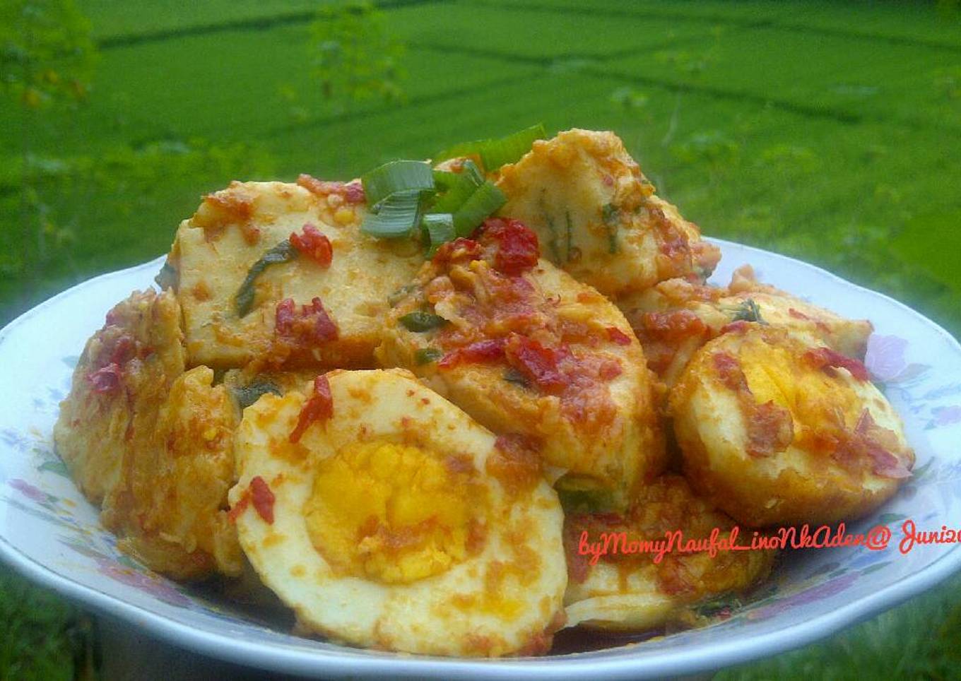 Resep Balado Putih Telur campur, Bikin Ngiler