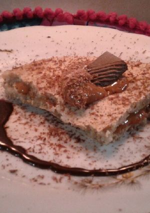 Una foto de Waffles Banana Split