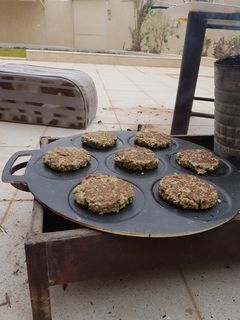 صورة لوصفة همبرجر بلحم الحاشي على الجمر