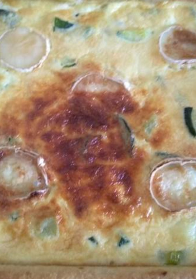 Una foto de Quiche de calabacín