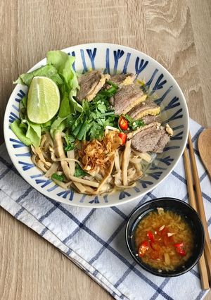 Hình của món Bún măng vịt.