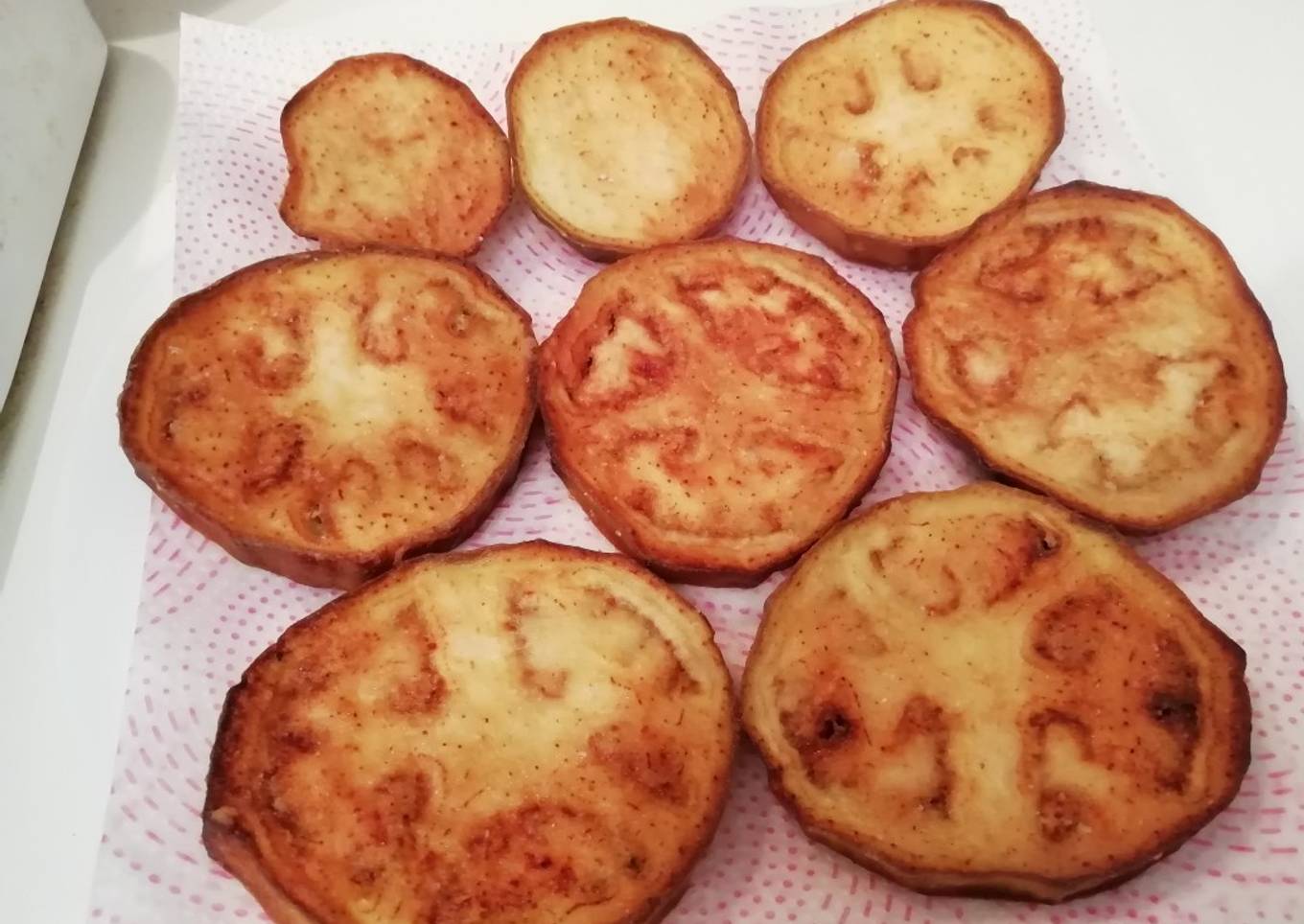 Berenjenas enharinadas