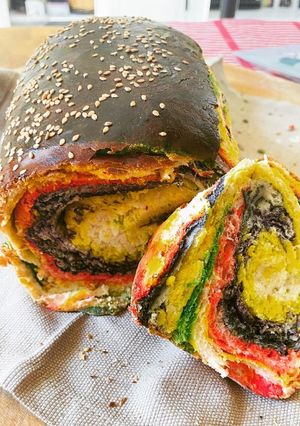Foto di Panbrioche multicolor