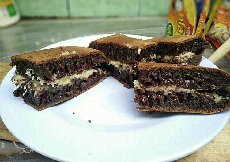 Martabak manis coklat teflon