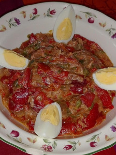 Una foto de Ensaladilla de pimientos asados