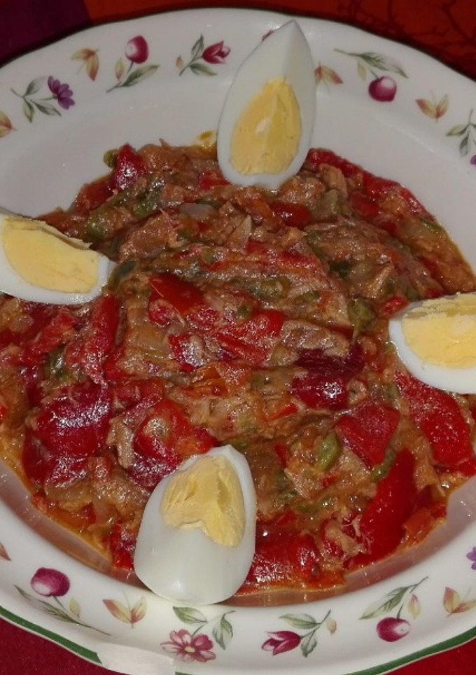 Una foto de Ensaladilla de pimientos asados