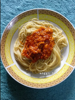 Foto resep Spaghetti Saos Enoki