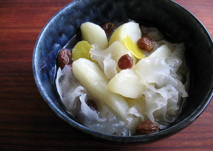 Pear & Snow Fungus in Syrup