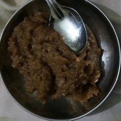 Aata halwa A picture of Aata halwa.