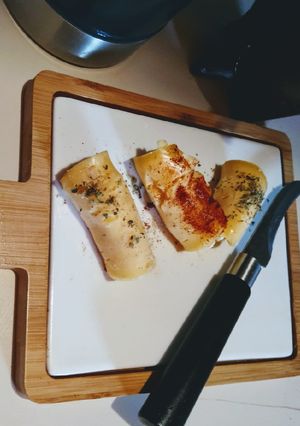Una foto de Rollitos de queso y manteca (keto) ideal para desayunar