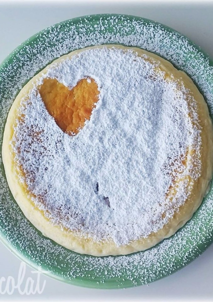 Una foto de Pastel de queso japonés (sólo 3 Ingredientes )