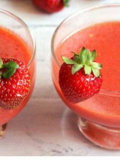 Una foto de Gazpacho fresas
