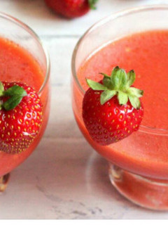 Una foto de Gazpacho fresas