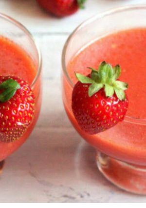 Una foto de Gazpacho fresas