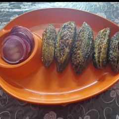 Stuffed karela A picture of Stuffed karela.