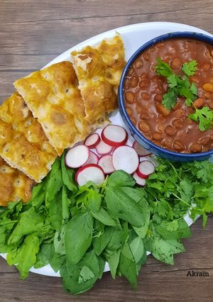 عکسی از دستور کاری لوبیا
