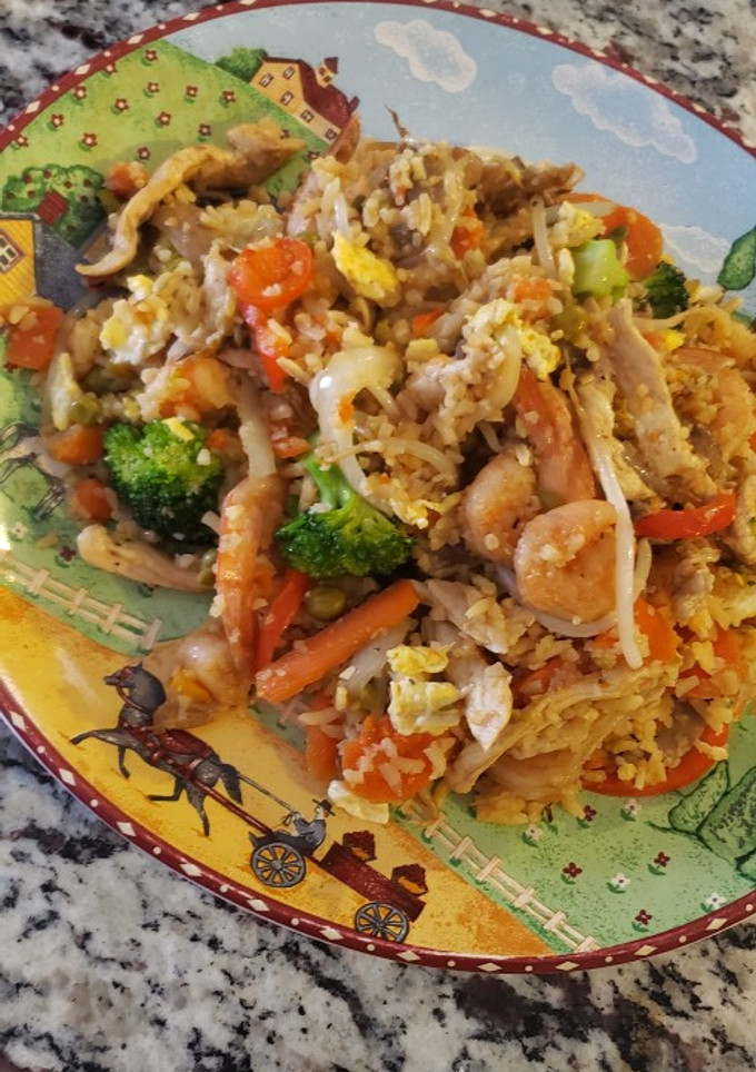 Una foto de Arroz Chino a mi manera. 😋