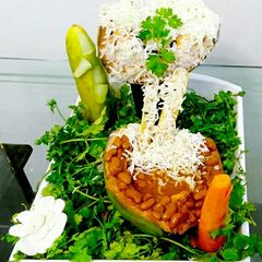 A picture of Rajma Chawal.