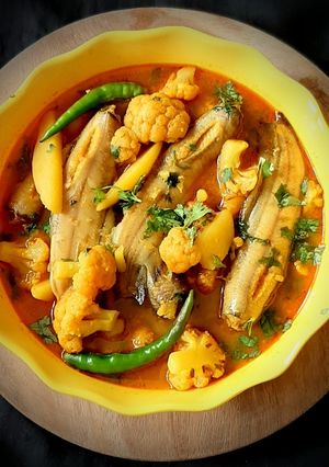শিং-ফুলকপির তরকারি রেসিপির প্রধান ছবি