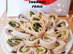 Une photo de Minis wraps apéritif jambon fromage frais 😋