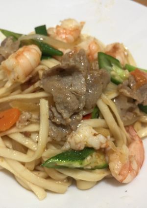家常炒麵 的食譜成品照片