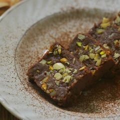 A picture of Chocolate Sandesh.