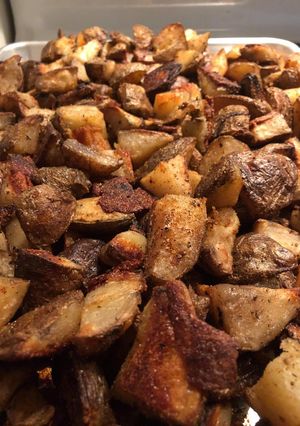 A picture of The best roasted potatoes.
