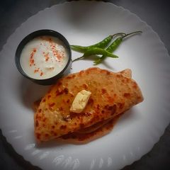 A picture of Radish (muli) ke parathe.