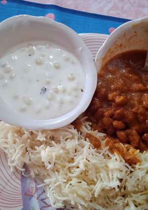 A picture of Rajma Rice.
