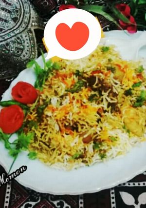 A picture of Sindhi biryani.