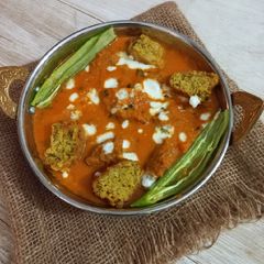 Dhaba Style Lotus Stem kofta curry A picture of Dhaba Style Lotus Stem kofta curry.