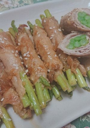蘆筍肉捲 的食譜成品照片