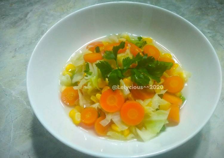 Resep Sup Sayur Cantik 😍 yang Enak