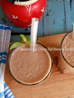 Foto resep Choco Oat Banana Smoothie