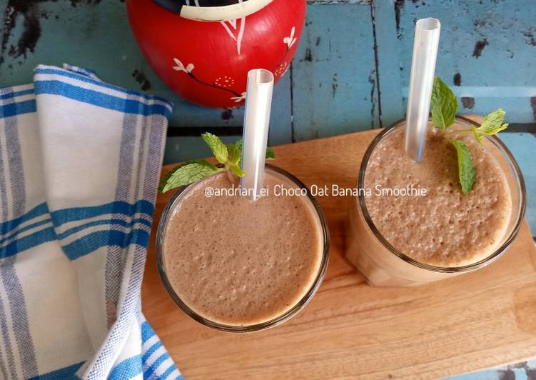 Choco Oat Banana Smoothie