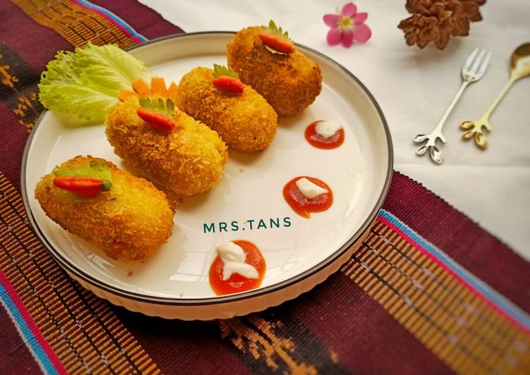 Rahasia Memasak Kroket Kentang Isi Ayam Yang Gurih