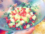 تبولة التفاح الاخضر والاناناس