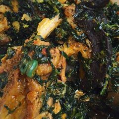 A picture of Vegetable soup.