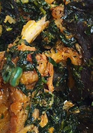 A picture of Vegetable soup.