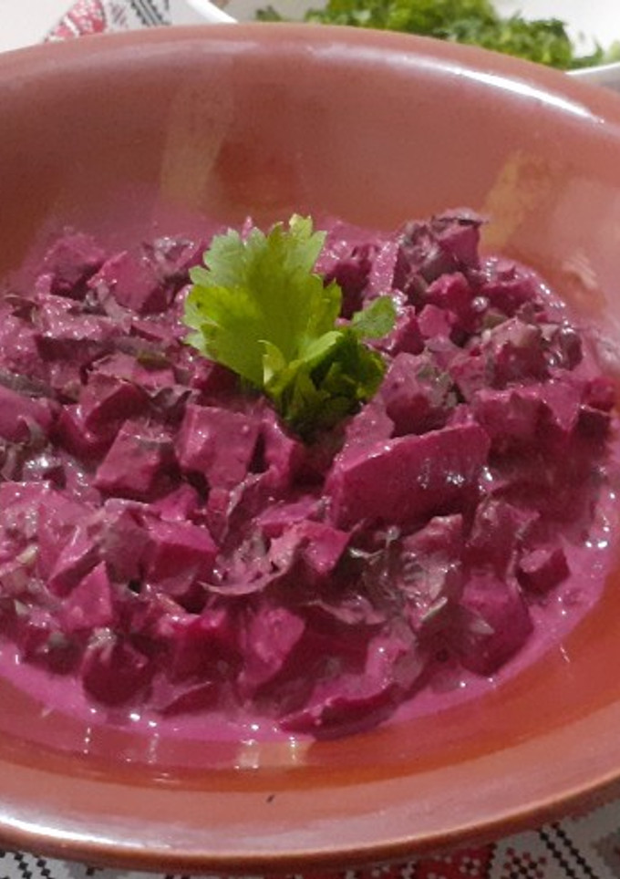A picture of Cold beetroot side.