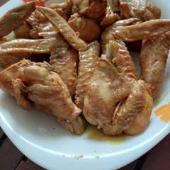 A picture of Chicken wings persiapan sahur praktis.